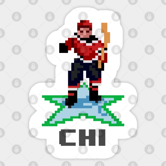 NHL94 Chicago Blackhawks Sticker by Madhouse Chicago Hockey Podcast